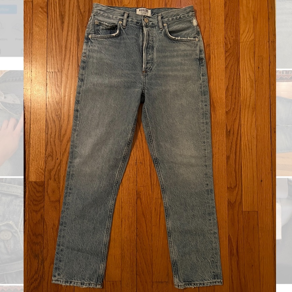 AGOLDE medium wash jeans